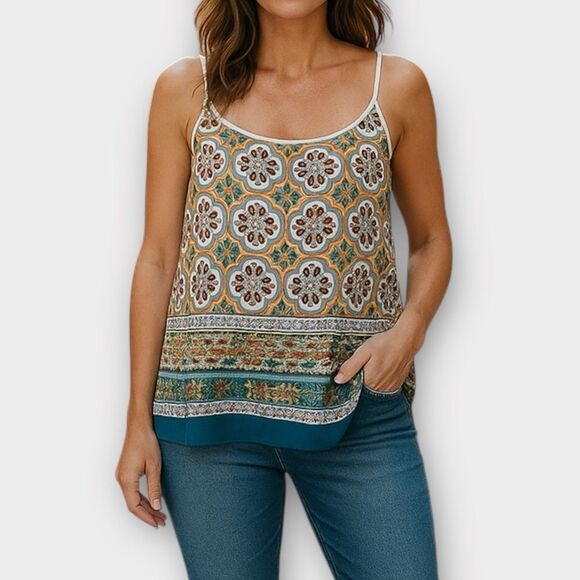 DR2 Tops - DR2 Women’s Floral Print Tank Size L